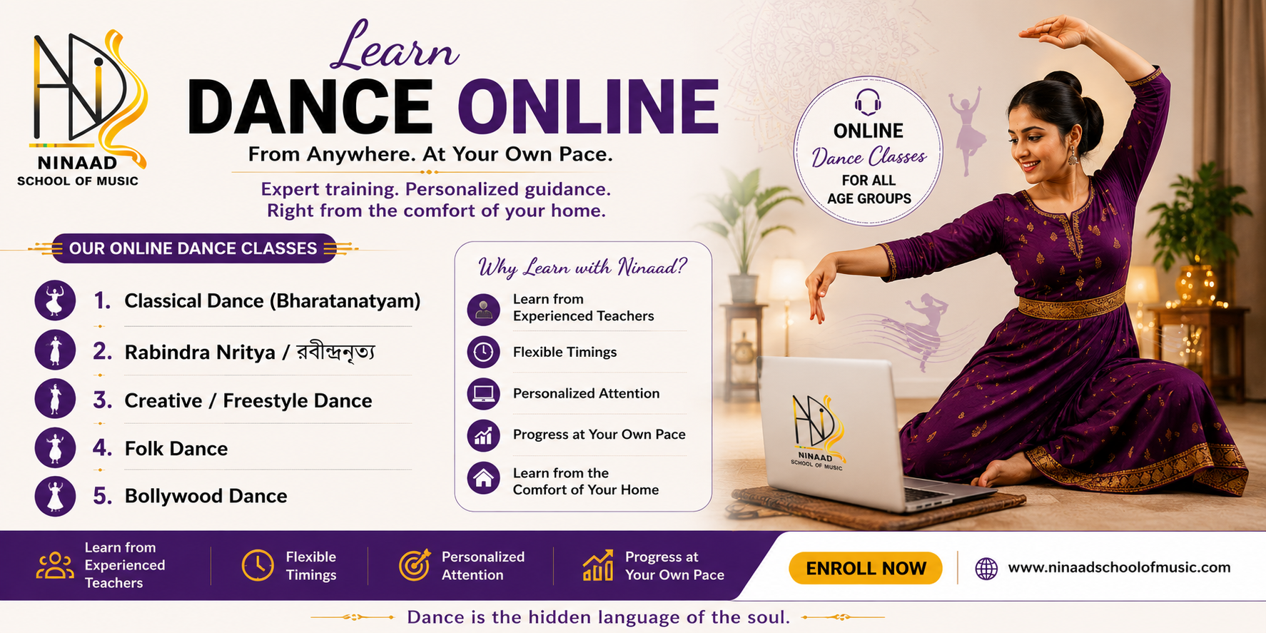 Learn Bharatanatyam Online